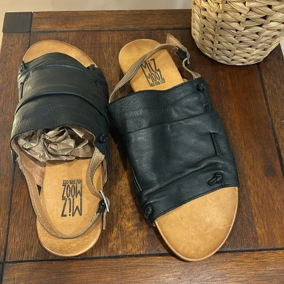 Miz Mooz Agnes Women’s slingback leather Sandal. Size 11 - Picture 4 of 10